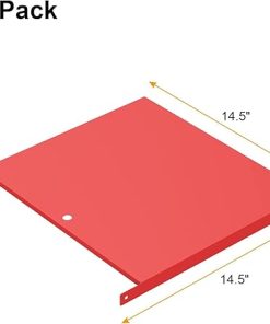Folding Side Shelf Set for Camp Chef Explorer 2-Burners Stove,BBQ Grill Shelf Table for Camp Chef EX60LW, EX60LWC, EX60P, EX60PP, EX60LWF, EX90LW Grill,2 Pack,Red 2