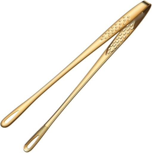 Cooking Tongs Stainless Steel Food Clip Long Handle Non-Slip BBQ Steak Clip Kitchen Cooking Tool Accessories Tongs