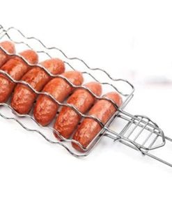 Barbecue Barbecue Clip Outdoor Barbecue Accessories with Handle Camping Barbecue Mesh Clamp