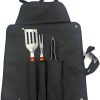 JSEIAJB Stainless Steel BBQ Set Barbecue Tool Set 4