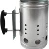Portable Stainless Steel Charcoal Starter, Foldable Charcoal Chimney Starter, Outdoor Cooking Charcoal Barbecue Holder Accessories 4