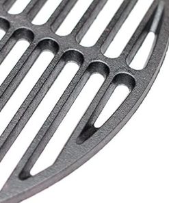 15.5″ Cast Iron Grate Grids Sear Grate Fire Pit,Dracarys Round Cooking Grate big green egg accessories Fit for Medium Big Green Egg Grill Dome Char-Griller or Same Size Charcoal Grill(Medium – 15.5″) 2