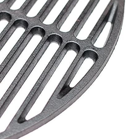 15.5″ Cast Iron Grate Grids Sear Grate Fire Pit,Dracarys Round Cooking Grate big green egg accessories Fit for Medium Big Green Egg Grill Dome Char-Griller or Same Size Charcoal Grill(Medium – 15.5″) 2 15.5" Cast Iron Grate Grids Sear Grate Fire Pit,Dracarys Round Cooking Grate big green egg accessories Fit for Medium Big Green Egg Grill Dome Char-Griller or Same Size Charcoal Grill(Medium - 15.5") - Image 2