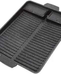 Stone Smokeless Non-Stick Round Barbecue Plate Cassette Stove Barbecue Plate Household Outdoor