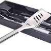 MaGiLL BBQ Grill Accessories, Heavy Duty BBQ Grill Tools Set for Men,Stainless Steel Grilling Accessories Kit, Camping, Kitchen, Extra Thick Barbecue Utensil Gifts 3