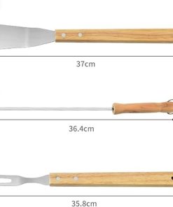 Tools Set Outdoor BBQ Tools Griddle Accessories Set Stainless Steel Grill BBQ Spatula Kit 2