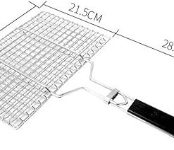 MaGiLL Barbeque Accessories, Barbecue Grilling Basket,Stainless Steel Grilled Fish Barbecue Splint Barbecue Tool Supplies BBQ