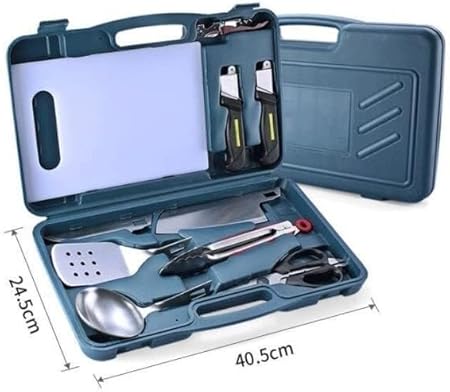 Heavy Duty BBQ Grill Tool Set, Stainless Steel BBQ Accessories Kit with Carrying Case, for Outdoor Camping and Barbecue 2 Heavy Duty BBQ Grill Tool Set, Stainless Steel BBQ Accessories Kit with Carrying Case, for Outdoor Camping and Barbecue - Image 2