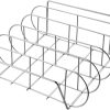 Rib Rack for Grilling Outdoor Barbecue Tool Metal Roaster Stand Turkey Roasting Rack