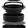 Round Shape Press Manual Non-Stick Making Thin Kitchen Accessories Grill Maker Mould (Color : B) 4
