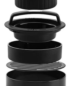 3 in 1 Press ABS Non-Stick Press Stuffed Grill Kitchen Accessories Grill Maker Mould (Color : Burger Press)