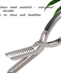 BBQ Rib Skinner, Rib Membrane Remover Stainless Steel Tool Kit, Rib Membrane Removal Kit, Ergonomic Design for, Rib Prep Tools for Easy Rib Membrane Removal(2#) 2