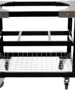52 in. Cart w Basket and Stainless Steel Side Table 2