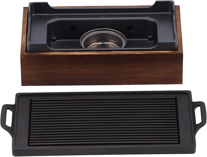 Japanese BBQ Gril, Double Thickened Grill Plate Smokeless Barbecue Grill Accessories Set Portable Charcoal Stove Barbecue Accessories Tools Household Indoor Japanese BBQ Gril, Double Thickened Grill Plate Smokeless Barbecue Grill Accessories Set Portable Charcoal Stove Barbecue Accessories Tools Household Indoor