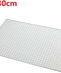Stainless Steel BBQ Grill Net – Durable Carbon Grill Mesh for Perfect Barbecue Cooking(45x30cm) 2
