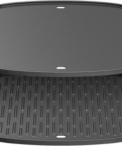 Safbbcue 7582 17" Cast Iron Cooking Griddle for Weber Q1000 Q1200 Q1400 Q100 Q120 Q140 Series GS4 Grills, Griddle Plate for Weber 50060001 50060301 386001 386002 Grill, Replaces Grate #7644#65810