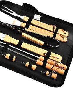 Grill Accessories, Grill Utensils Set, 10PcsStainless Steel BBQ Tools Set for Men & Women Grilling Accessories Camping Backyard Barbecue