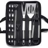 Generic Grilling Accessories Kit Grill Tools Set, 16PCS Stainless Steel Grill Tools Set with Carry Bag, Barbecue Tools, Utensils for Outdoor Camping，Gift for Grilling Lover Outdoor 3