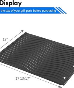 Prestige 500 56040 56041 Reversible Griddle Replacement Part for Napoleon Prestige 500 RSIB Prestige Pro 500 P500RSIBPSS-3 BIPRO500RBNSS-3 P500RSIBNSS-3 Cast Iron Flat Top Griddle Insert Plate 2