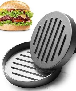 (2 Sets) Non-Stick Burger Press Aluminum Maker Patty Mold for Perfect Burgers, Hamburgers, Cheeseburgers, Patties, Meatballs, Frying Pan, Barbecue