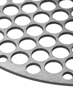 18-30cm Stainless-Steel Barbecue Net Round Metal BBQ Mesh Grate Grid Camping Picnic Food Rack BBQ Grill Kitchen Tool-Accessories(30CM)