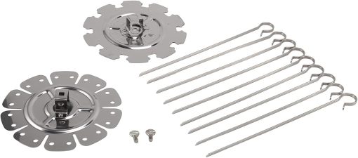 10PCS Stainless Steel Barbecue Grill Kebab, Barbecue Kebab Maker Meat Skewer Machine BBQ Grill Kitchen Air Fryer Accessories - Image 2