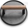 Cast Iron Grill Press with Handle High-Performance Burger Press Round Steak Weights for Bacon Burger Panini Grill Accessories