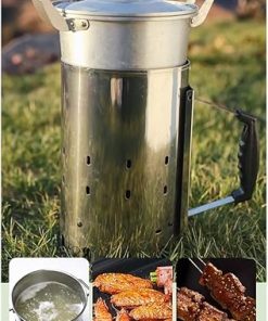 Portable Chimney Charcoal Starter for BBQ, Coal, Charcoal & Briquettes,Outdoor Cooking Tools Accessories
