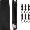 Outdoor Camping Portable Storage Hook Hanging Rack Folding Tripod Barbecue Tool Bracket