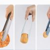 Barbecue Tongs 304 Stainless Steel Kitchen Fried Steak Special Barbecue Clip Home Bread 4