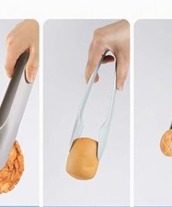 Barbecue Tongs Plastic Three-Piece Set Kitchen Household Fruit Clip BBQ Clip Bread Pastry Clip Steak Clip