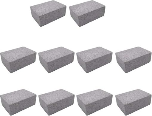 1/3/5/10PCS Barbecue Grill Cleaning Brick Grill Foam Glass Cleaning Stone Pumice Stone Brick Grill Outdoor Kitchen Grill Tools(10PCS)