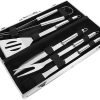 KESYOO Stainless Steel Grill Tool Set BBQ Tools Storage Box for Outdoor Grilling