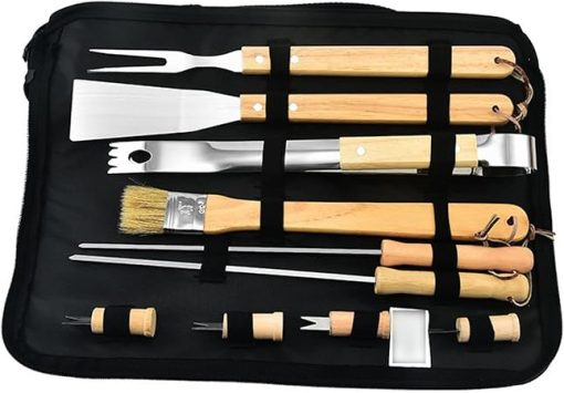 MaGiLL Outdoor BBQ Grill Tools Set Grill Stainless Steel Tools Heavy Duty BBQ Grilling Accessories - Image 2