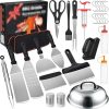 Barbecue Tool Set Portable Cloth Bag Apron Stainless Steel BBQ Set 4