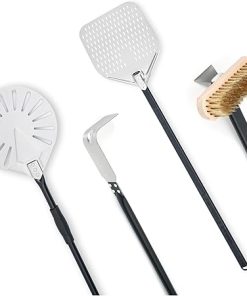 4 Piece Wood-Fired Pizza Oven Utensil Kit