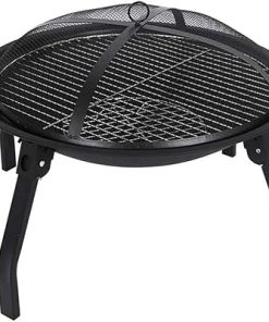 Portable Brazier BBQ Grill Folding Foot Stainless Steel Barbecue Grill Equipment Accessories Outdoor Roasting Meat Tools