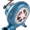 DARZYS Hand Crank Blacksmith Forge Blower, Metal Fan Blade, Manual BBQ Blower with Hand Crank Tool, Portable Canteen Cooking Air Blower(300W)