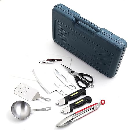 Blacklight BBQ Grill Accessories, Stainless Steel BBQ Tools Set for Men & Women Grilling Utensils Accessories with with Carrying Case, Ideal for Camping, Kitchen Indoor Outdoor 2 Blacklight BBQ Grill Accessories, Stainless Steel BBQ Tools Set for Men & Women Grilling Utensils Accessories with with Carrying Case, Ideal for Camping, Kitchen Indoor Outdoor - Image 2