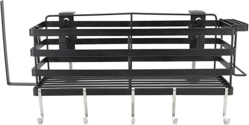 Outdoor Griddle Caddy Griddle Caddy Outdoor Camping Grill BBQ Accessories Organizer Side Seasoning Storage Rack - Image 2