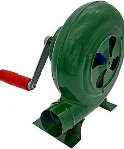 JKGHK Hand Crank Blacksmith Forging Blower, Household Small Iron Gear Portable Outdoor Cooking BBQ Fan Air Blower, for Outdoor Barbecue Fire Bellow, Camping and Picnic