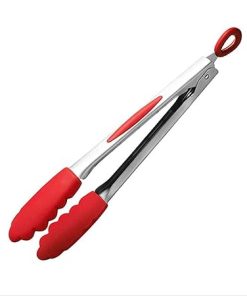 Barbecue Tongs Stainless Steel Steak Clip Kitchen Barbecue Clip High Temperature Silicone Vegetable Clip