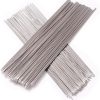 Sturdy Bbq Sticks 100pcs 38.5cm Stainless Steel Skewers for Grilling Outdoor Barbecue Tools