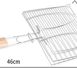MaGiLL Barbecue Grilling Basket,Outdoor Barbecue Accessories with Handlegrills Grilled Burger Tools Supplies 2