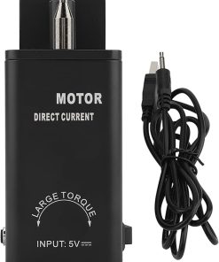 Barbecue Motor, DC 5V BBQ Roast Rotisserie Grill Motor Roaster Barbecue Tool Accessories with USB Cable Grill Rotisserie Spit Kit Accessories