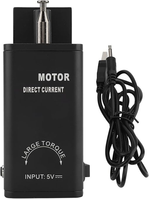 Barbecue Motor, DC 5V BBQ Roast Rotisserie Grill Motor Roaster Barbecue Tool Accessories with USB Cable Grill Rotisserie Spit Kit Accessories