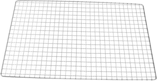 BBQ Grill Grate,outdoor barbecue net, Grids Grates Barbecue Grilling Mat Replacement Mesh Wire Net Grilling Mesh Outdoor Activities Cook BBQ Accessories(26x44cm)