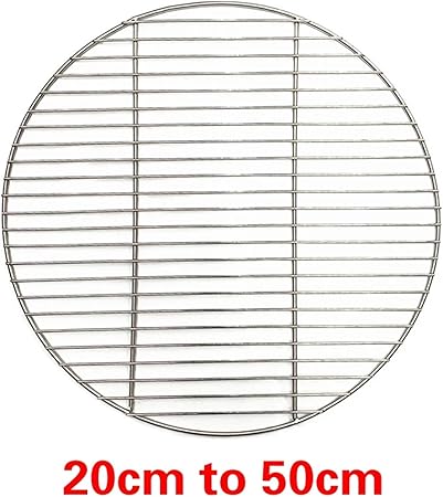 BBQ Grill Mesh 304 Stainless Steel round BBQ Grill Mesh Home Roast Nets Bacon Grill Tool Iron Nets barbecue accessories non-stick BBQ Mat Grid(30cm Diameter) 2 BBQ Grill Mesh 304 Stainless Steel round BBQ Grill Mesh Home Roast Nets Bacon Grill Tool Iron Nets barbecue accessories non-stick BBQ Mat Grid(30cm Diameter) - Image 2