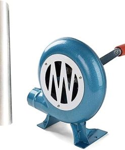 Hand Crank Blacksmith Forge Blower - Iron Gear Popcorn Fan, Hand Crank Blacksmith Forge Blower, With Duct Iron Gear Manual BBQ Blower, For Camping/Outdoor Grill Accessories, Easy To Carry ( Size : 250
