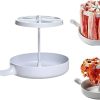 Microwave Bacon Rack, Tray Hanger for Cooking, Barbecue Grill Cooker, Bacon Cooker Tool, Kitchen Microwave Cookware for Home, Dorm, Bar Use